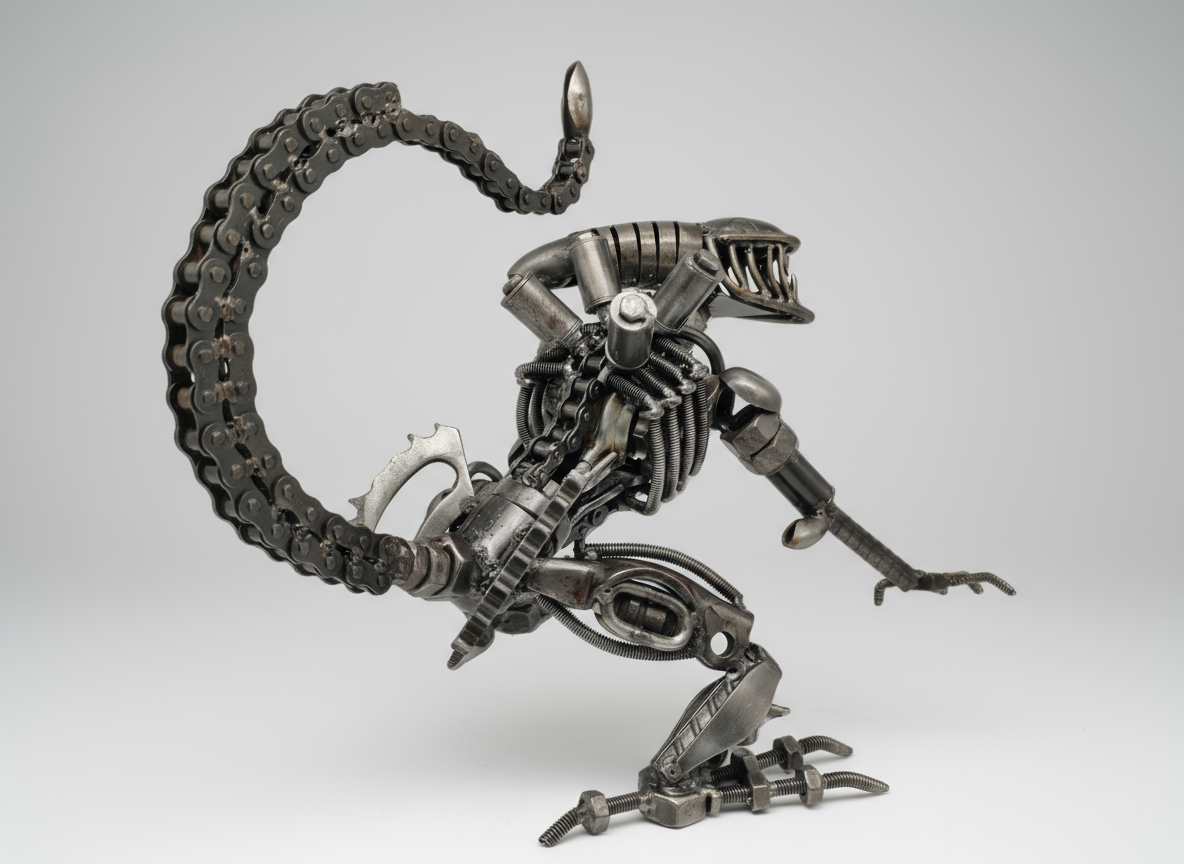 Alien Kriechend 45cm