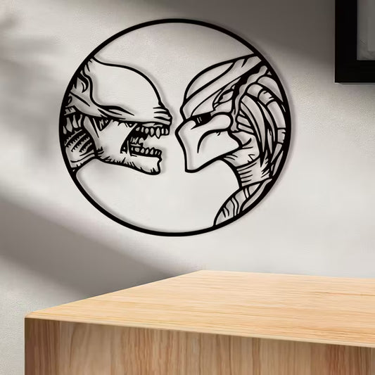Alien vs Predator Metalldekoration