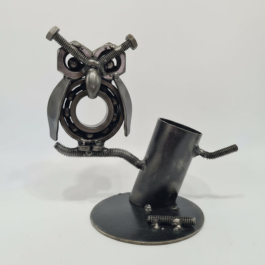 Eule mit Stiftehalter