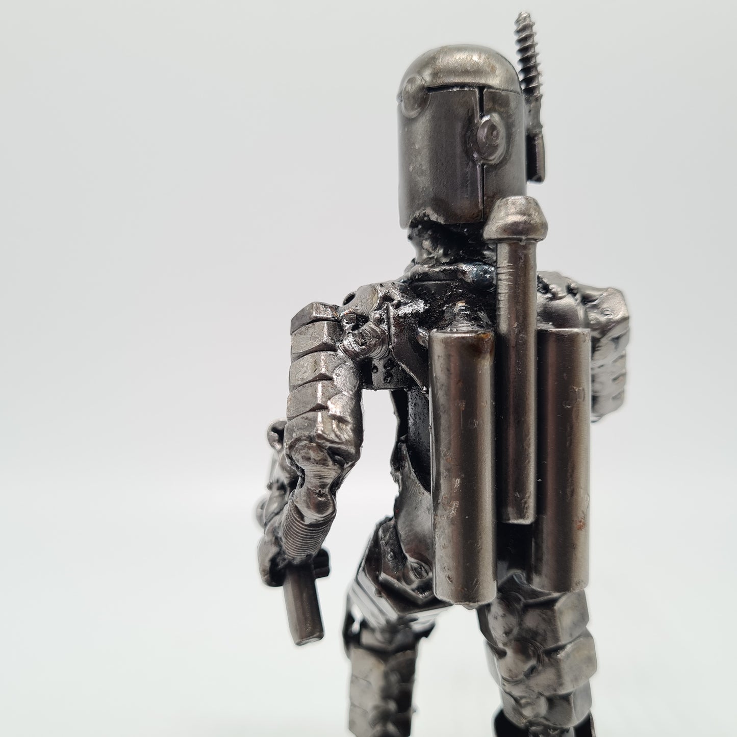 Jango Fett Figur kniend nach vorne