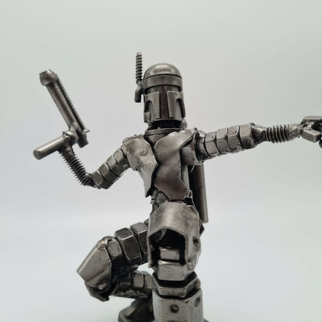Jango Fett Figur kniend klein