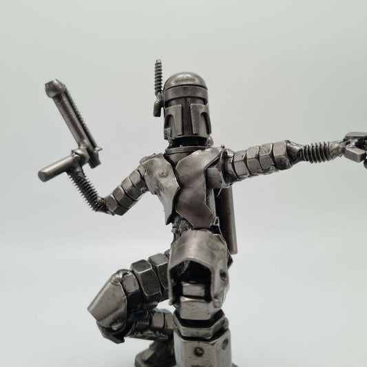 Jango Fett Figur kniend klein