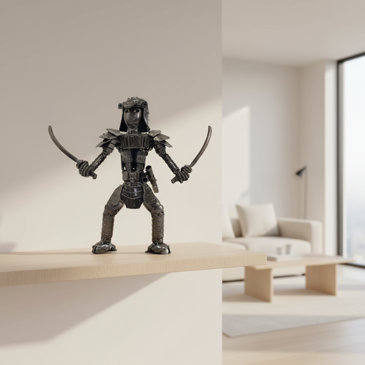 Samurai mit Schwerter