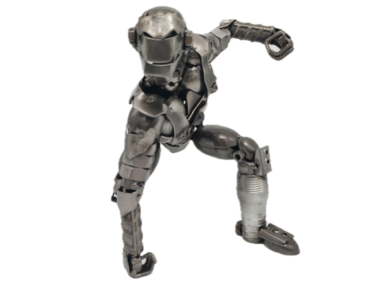 Iron Man Figur Landepose