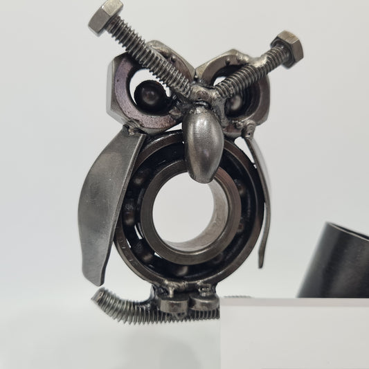 Eule mit Stiftehalter