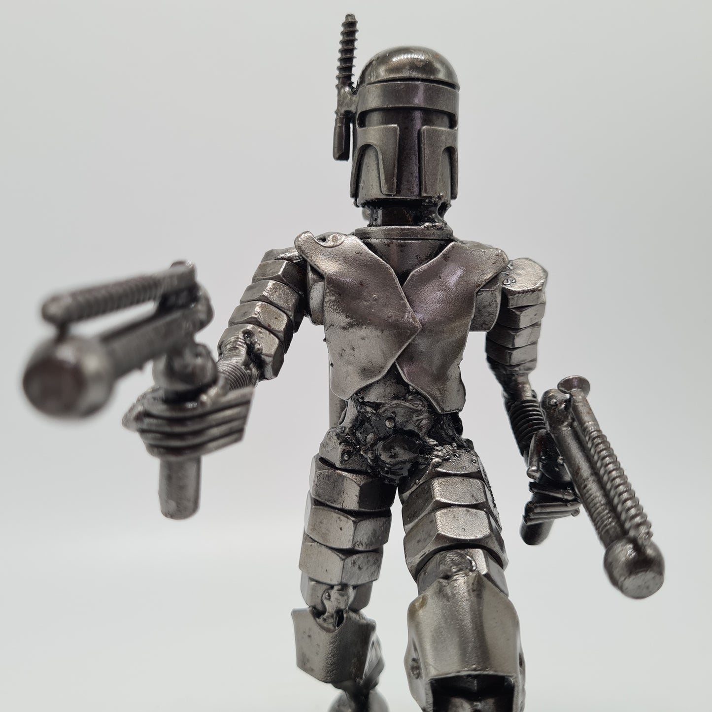 Jango Fett Figur kniend nach vorne