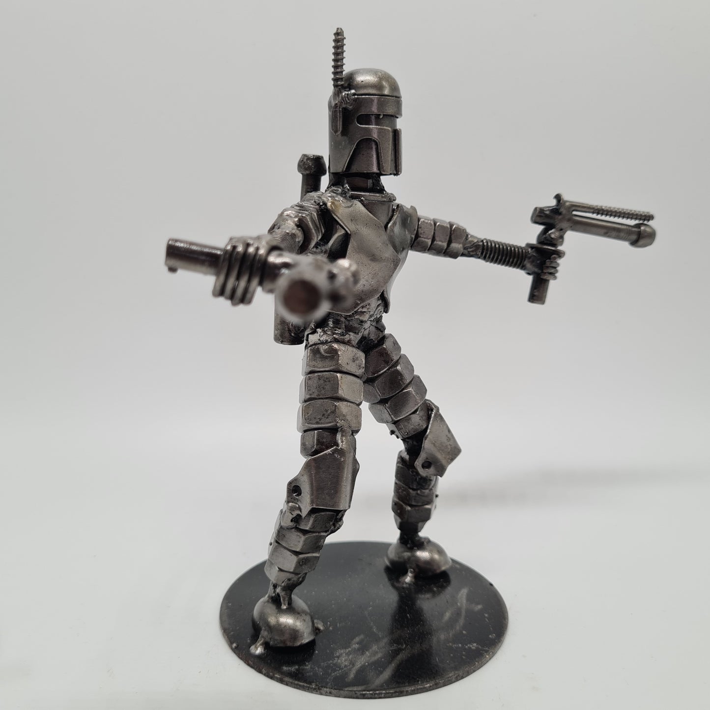 Jango Fett Figur stehend mit Waffe