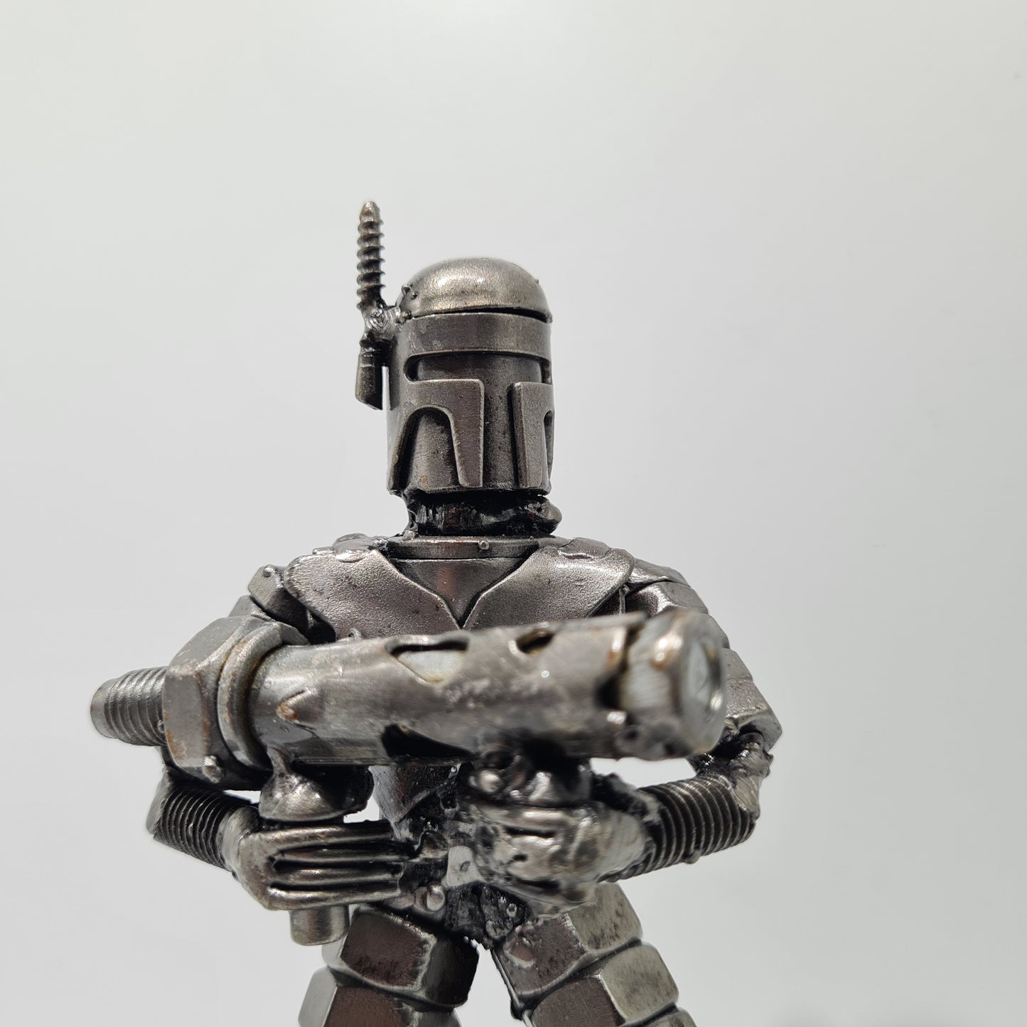 Jango Fett Figur stehend mit Raketenwerfer