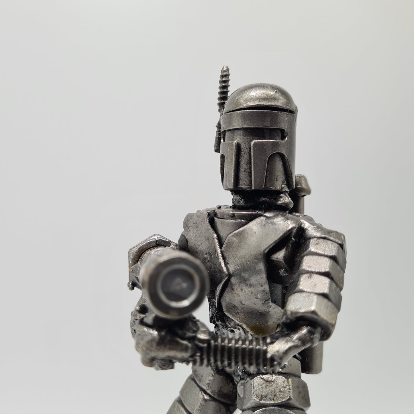 Jango Fett Figur stehend mit Raketenwerfer