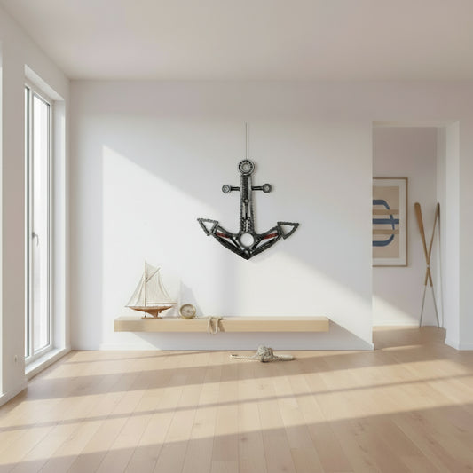 Metallkunst Anker Maritim